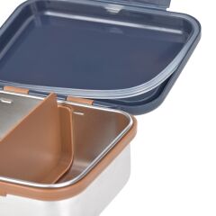 Lässig - Kinder Brotdose Edelstahl Little Gang Smile - Navy