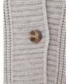 Zwillingsherz -  Cardigan "Katinka"one size - hellgrau