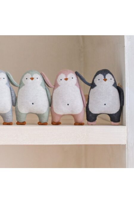 Ava & Yves - Babyrassel Pinguin - rosé