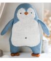 Ava & Yves - Babyrassel Pinguin - blau