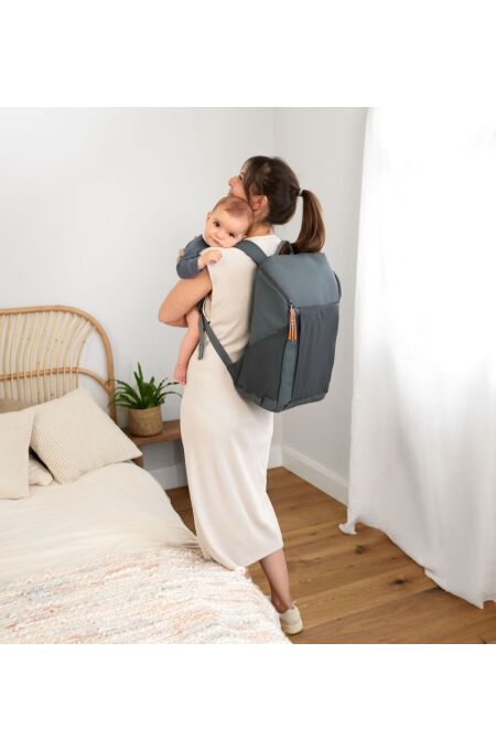 Lässig - Wickelrucksack - reflektierend - Slender Up Backpack - Anthrazit