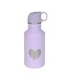 Lässig - Kinder Trinkflasche Edelstahl  Little Gang Heart - Lila