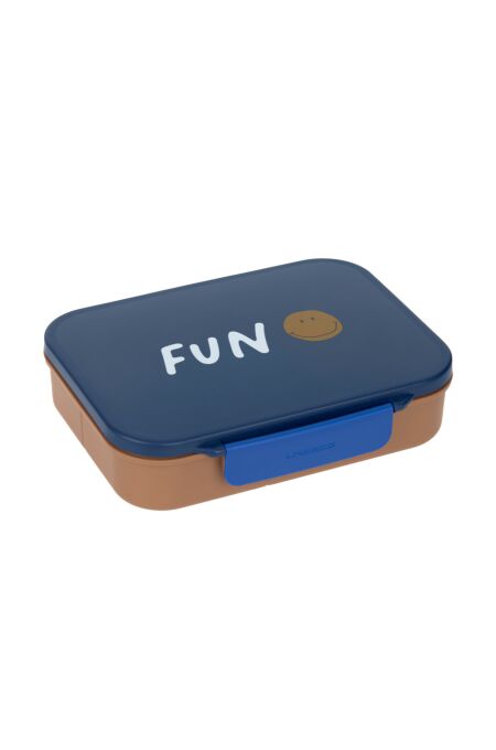 Lässig- Kinder Bento-Lunchbox Little Gang Smile - Blue
