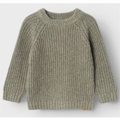 Lill´Atelier - Kleinkind Strickpullover mit Wolle - Seagrass