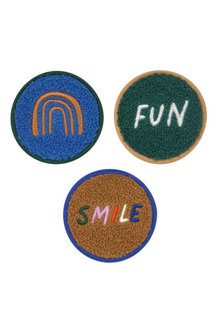 Lässig - Patches 3er Set - Little Gang,Smile Fun