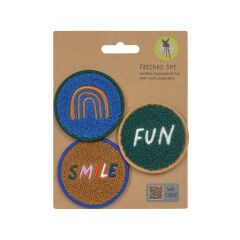 Lässig - Patches 3er Set - Little Gang,Smile Fun