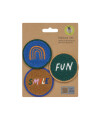 Lässig - Patches 3er Set - Little Gang,Smile Fun