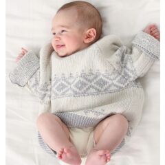 Famvibes-TOI ET MOI Strickpullover premium - grey beige