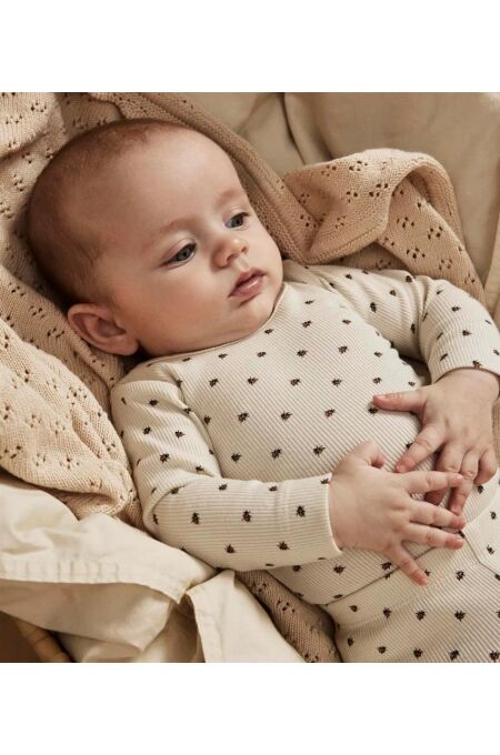 LiLAtelier - leichter Langarmbody mit Marienkäfer- Turtledove