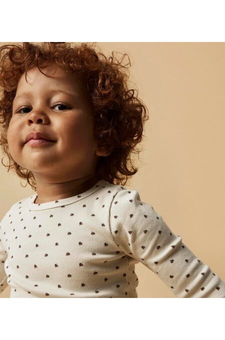 LIL´Atelier - Longsleeve mit Marienkäfer - Turtledove