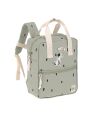 Lässig- Kindergartenrucksack Square - Happy Prints - light olive