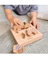 Lässig - Sensorik Spielzeug - Holzpuzzle - Little Mateys