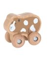 Lässig - Sensorik Holzspielzeug - Meerschweinchen auf Rollen