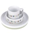 Lässig - Kindergeschirr Set Porzellan - Happy Fruits