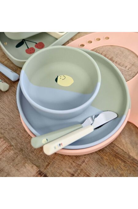 Lässig-Kinderbesteck (3 Stk) - Happy Fruits - Lemon