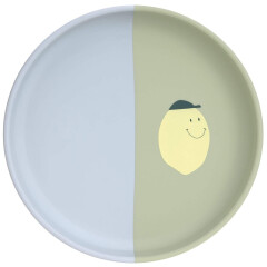 Lässig - Kinderteller Silikon - Happy Fruits - Lemon