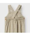 LIL´Atelier - leichte Latzhose karriert - Moss Gray