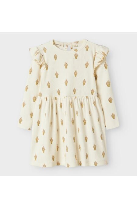 LilAtelier - Kleinkind Rüschenkleid mit Print - Ice Cream