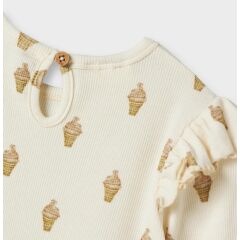 LilAtelier - Kleinkind Rüschenkleid mit Print - Ice Cream