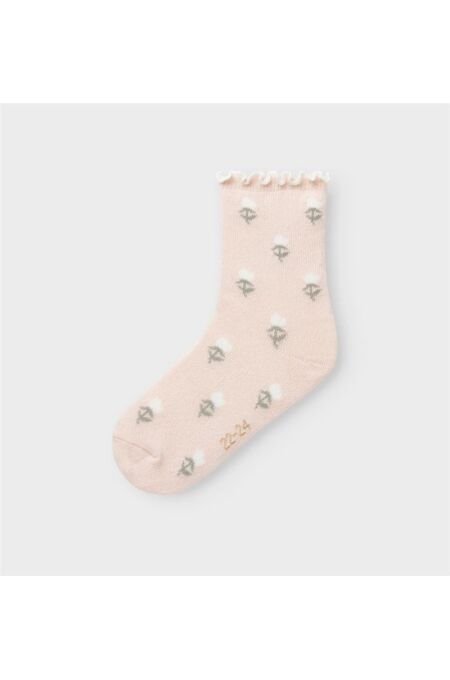 Lil Atelier - Socken mit Print - Peach Whip