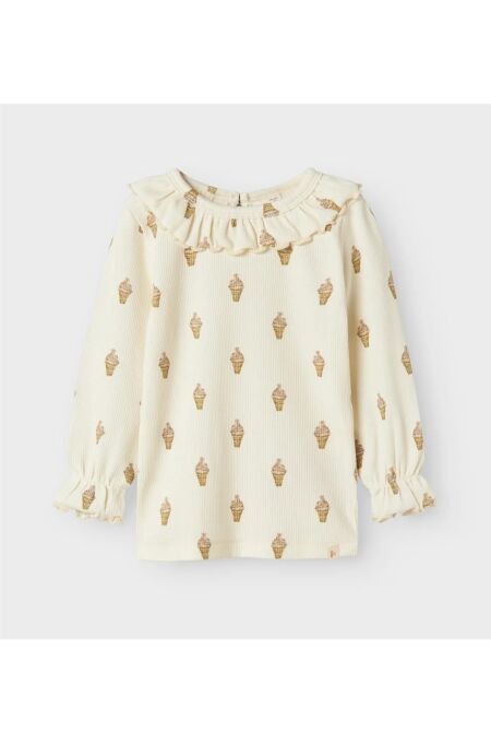 LilLAtelier - Kleinkind ribbe Longsleeve - Turtledove Ice Cream