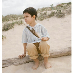 LilLAtelier - Kleinkind Sommerhose weites Bein - Taco Taupe