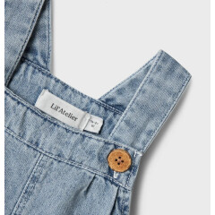 LilLAtelier - Kleinkind Jeanslatzhose - Medium Blue Denim