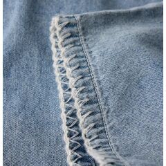 LilLAtelier - Kleinkind Jeanslatzhose - Medium Blue Denim