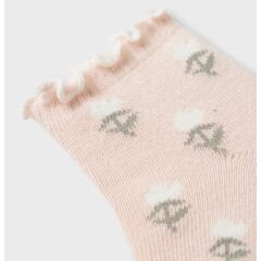 LIL´Atelier - Söckchen mit Blumen - Peach Whipe