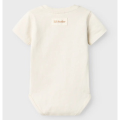 LilAtelier - Kurzarmbody mit Knopfleiste - Turtledove