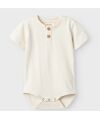 LilAtelier - Kurzarmbody mit Knopfleiste - Turtledove