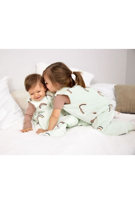 Lässig - Schlafsack mit Beinen - Sleeping Jumper - Rainbow mint