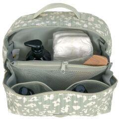 Lässig - Wickeltischorganizer - light khaki leo