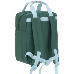 Lässig - Kindergartenrucksack Square - Little Gang - Lemon Dunkelgrün