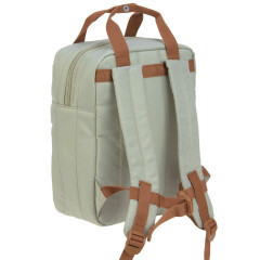 Lässig - Kindergartenrucksack Square - Little Gang - light khaki
