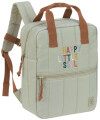 Lässig - Kindergartenrucksack Square - Little Gang - light khaki