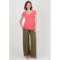 Attesa Maternity - Hose mit weitem Bein - Military Green