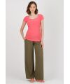Attesa Maternity - Hose mit weitem Bein - Military Green