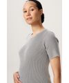 Noppies Maternity - leichter Strickpulli kurzarm Javi - Ultimate Grey