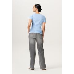 Noppies Maternaty - rib kurzarm Still-Shirt - Light Sky