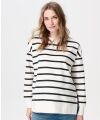 Noppies Maternity - Still-Sweater langarm Pepe - Cream Stripe
