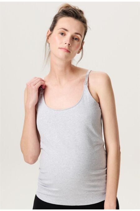 Noppies Maternity - Still-Top Ara - Grey Melange