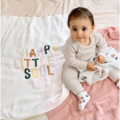 Lässig - Mulltücher (2 Stk) 120X120 - Happy Fruits - Birne