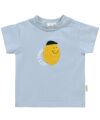 Lässig - T-Shirt Little Gang - Lemon - light blue