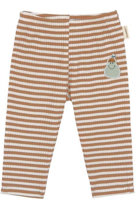Lässig - ribbe Legging - Pear - Caramel