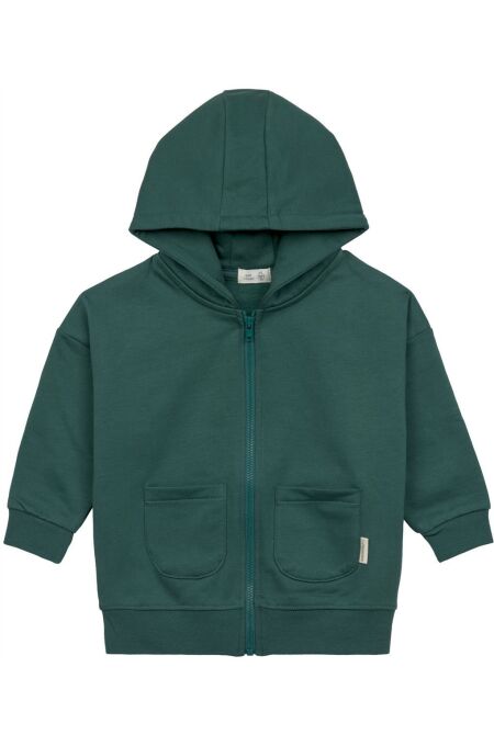 Lässig - Sweatjacke Little Gang - Lemon - dark green