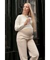 Love2Wait - Croped Strickpulli- off white - OneSize