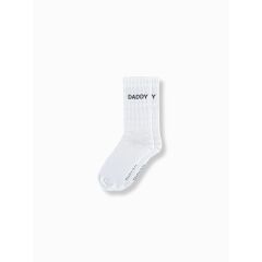 Famvibes - DADDY Socken - weiss/schwarz