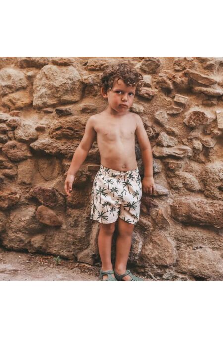 Salted Stories - Badeshorts - Palmen