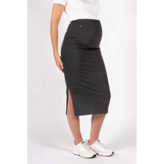 Love2Wait - Long Skirt Split - black